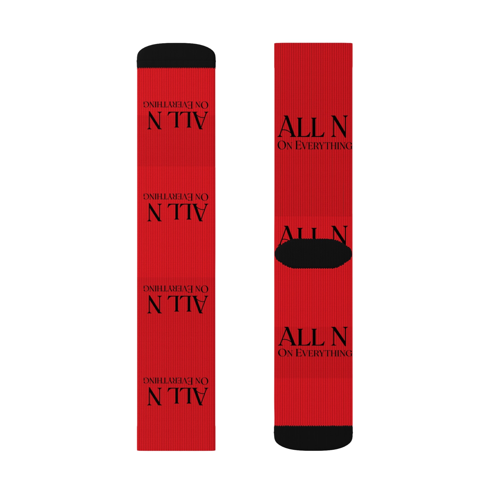 Sublimation Socks - All N On Everything Design