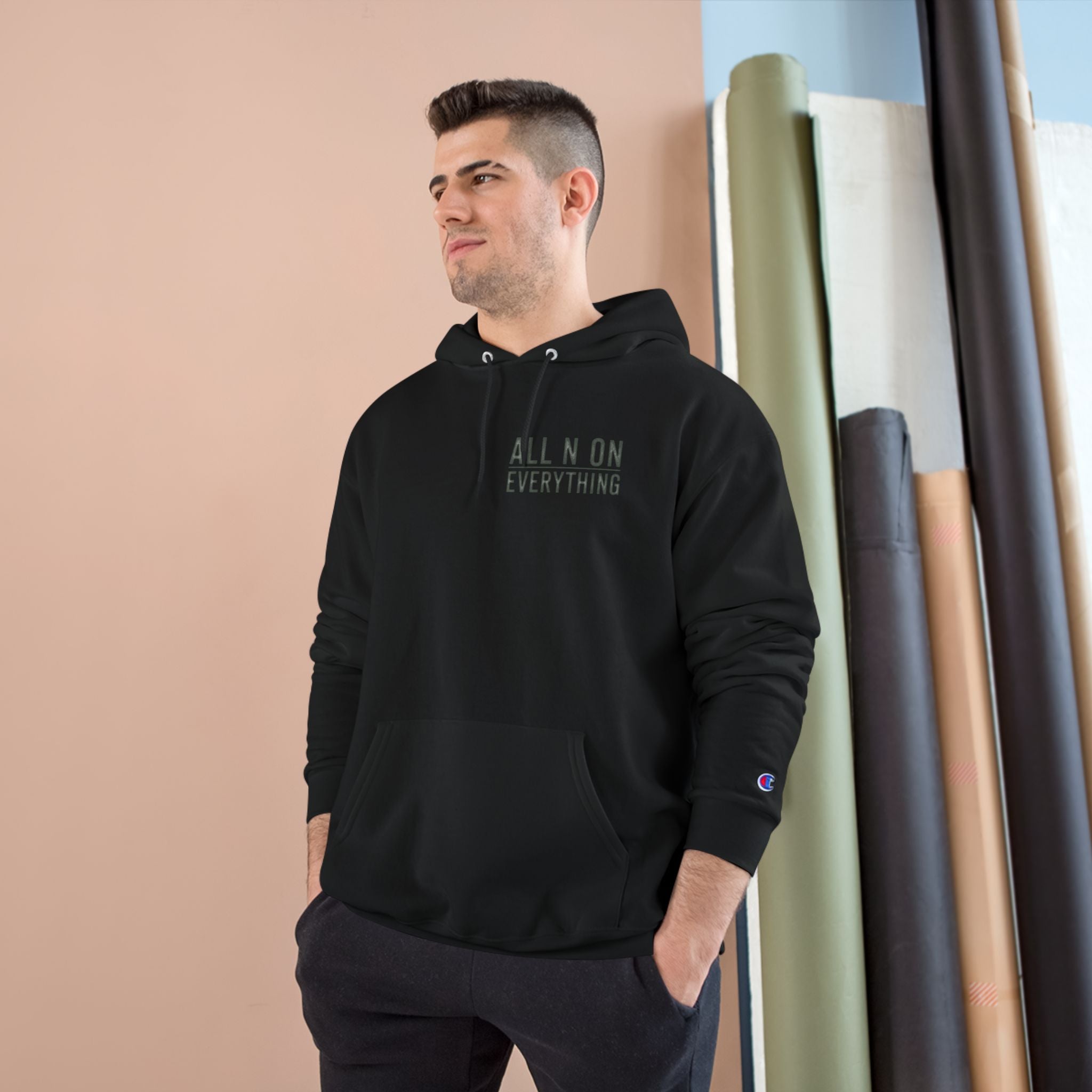 Champion Hoodie - All N On Everything Design