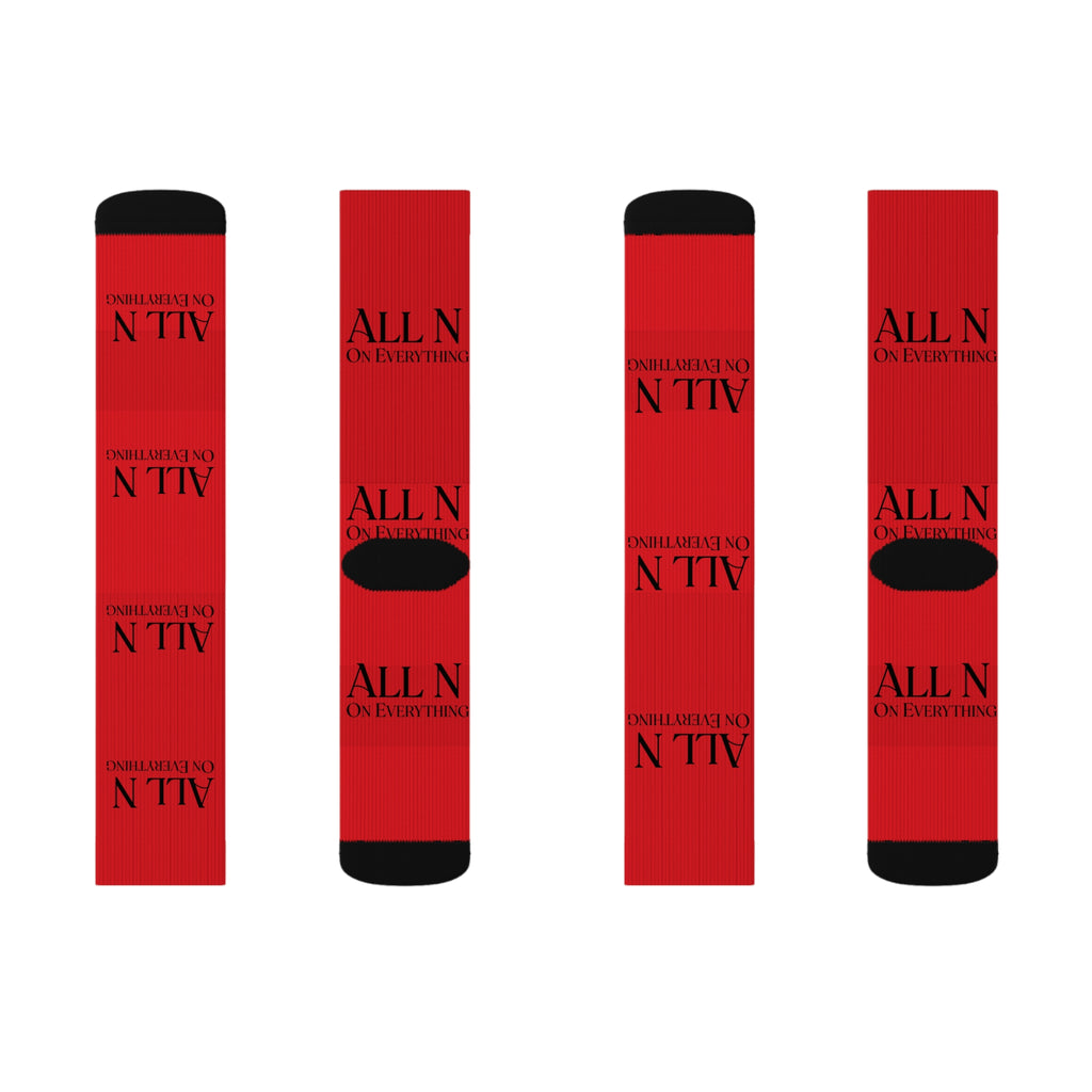 Sublimation Socks - All N On Everything Design