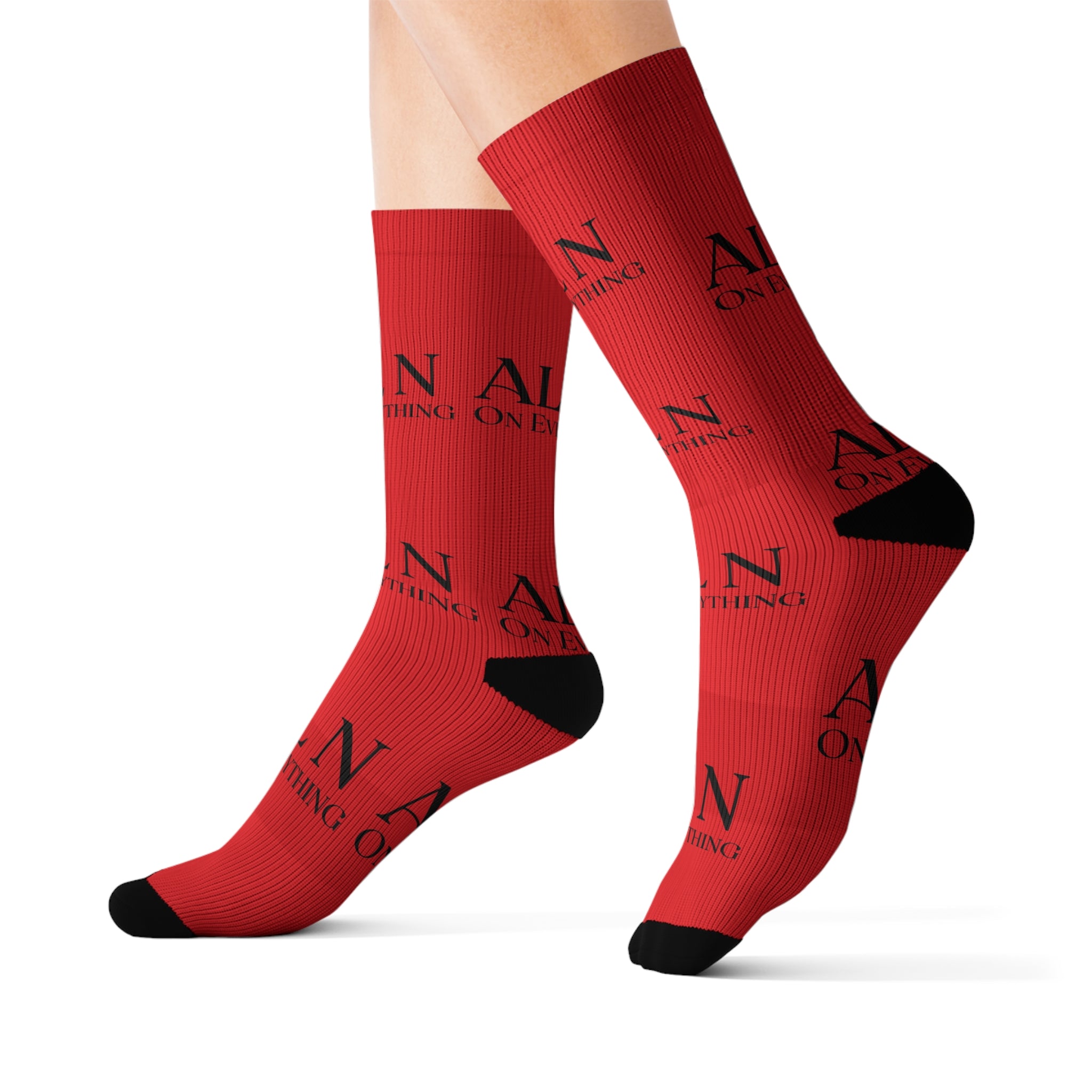 Sublimation Socks - All N On Everything Design