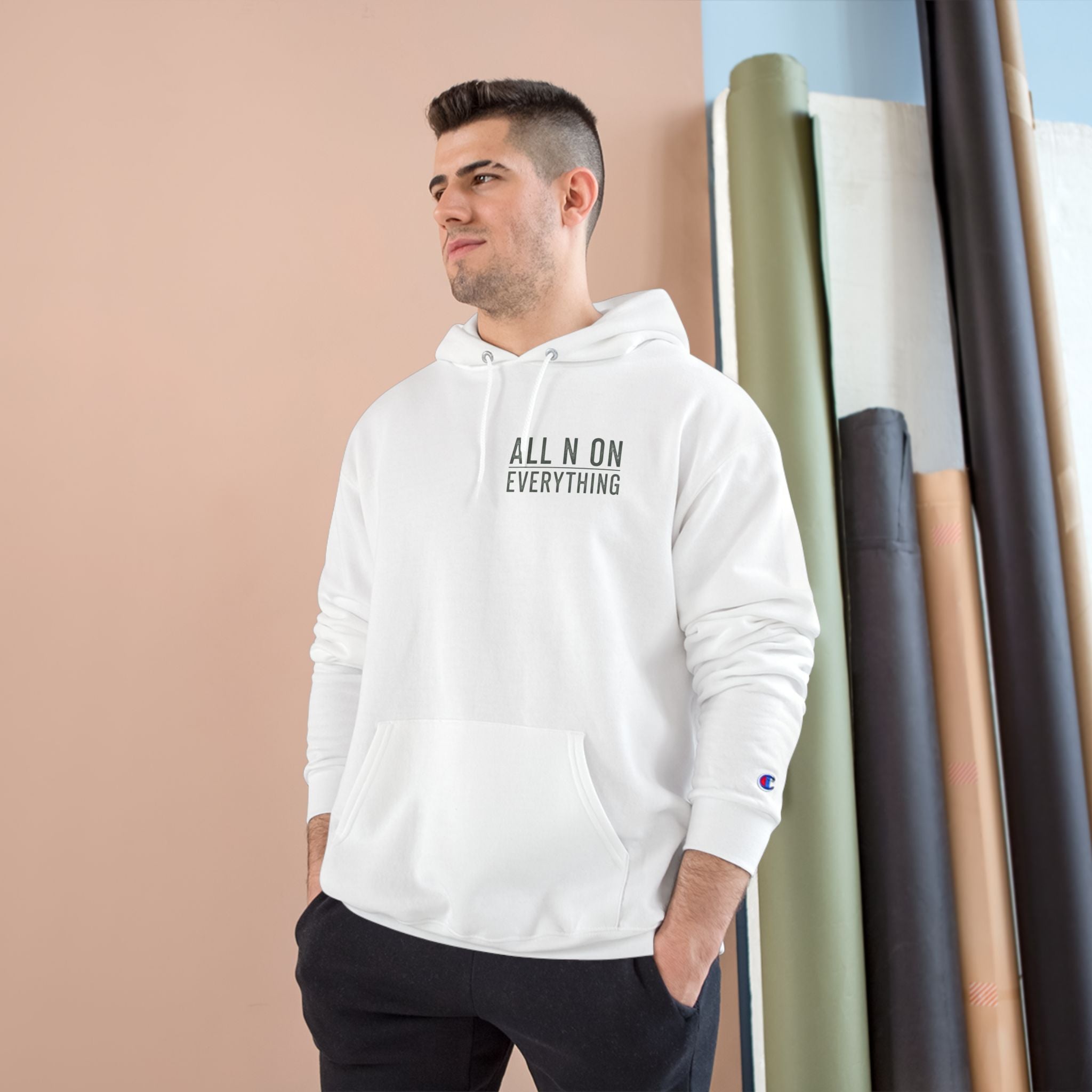 Champion Hoodie - All N On Everything Design