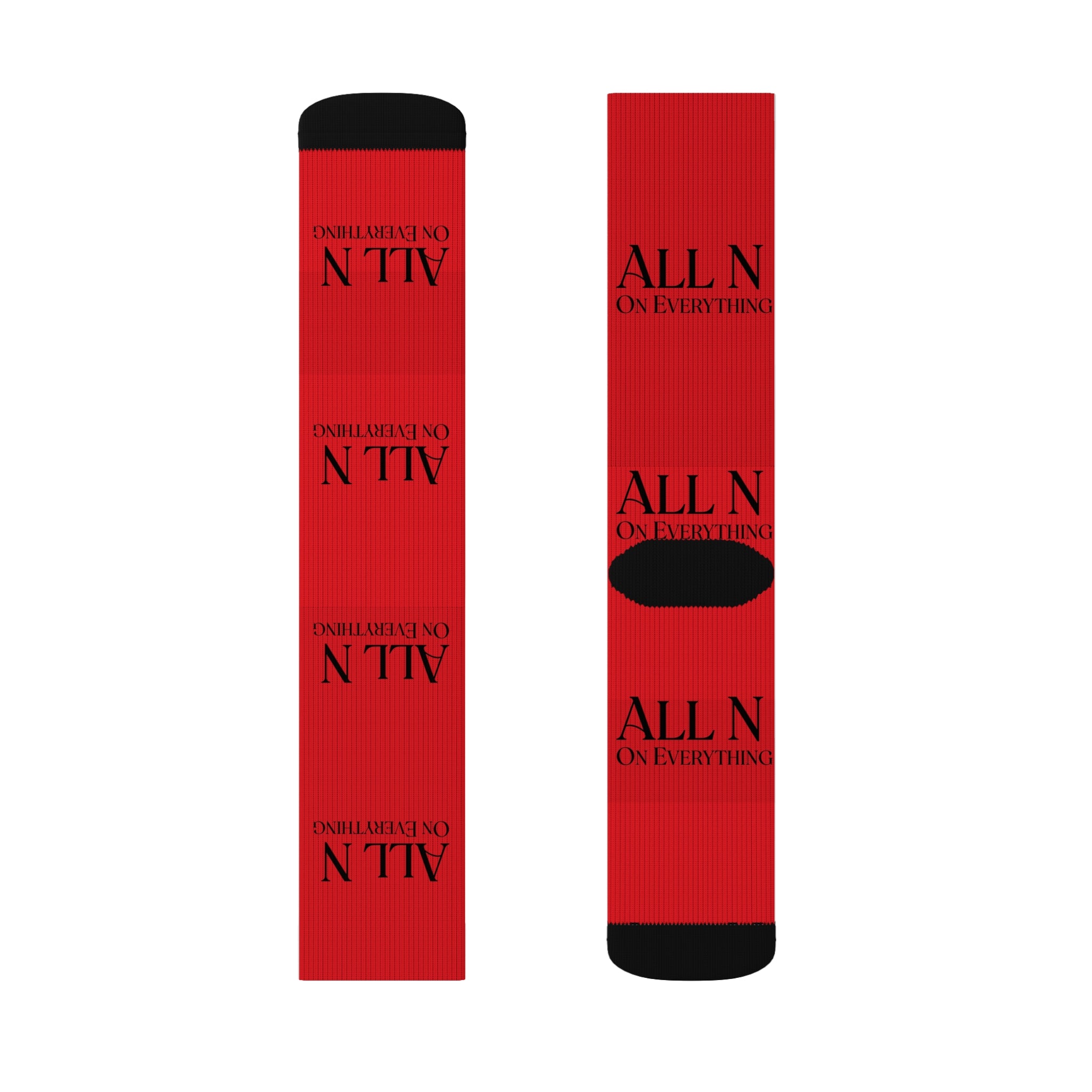 Sublimation Socks - All N On Everything Design