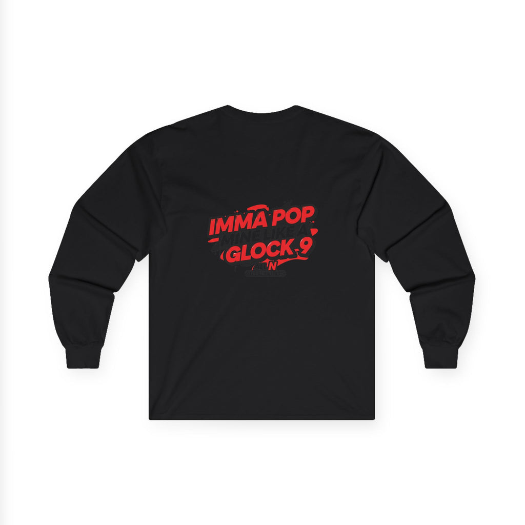 Unisex Ultra Cotton Long Sleeve Tee- All N On Everything design