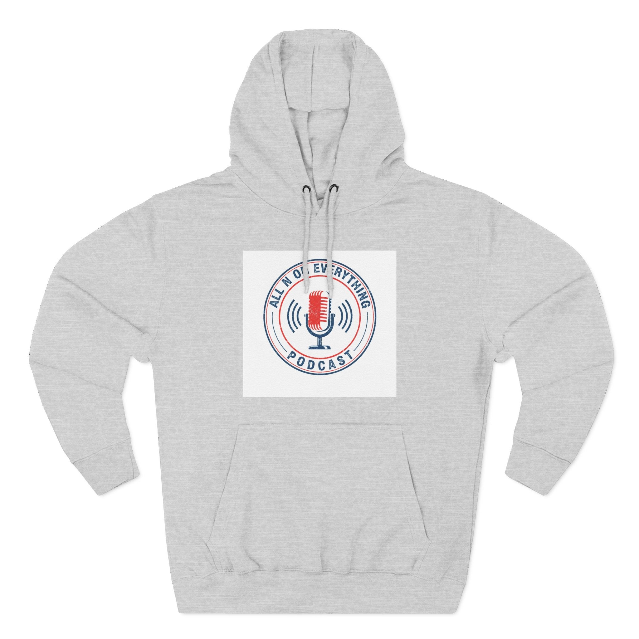 Three-Panel Fleece Hoodie