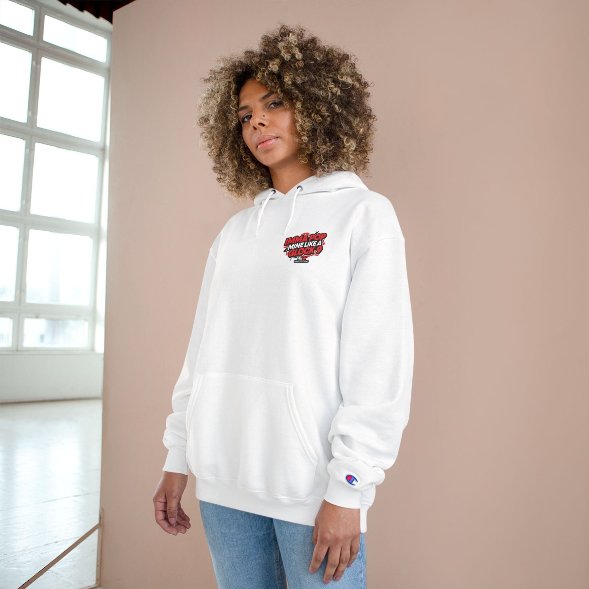 Champion Hoodie - All N On Everything Design