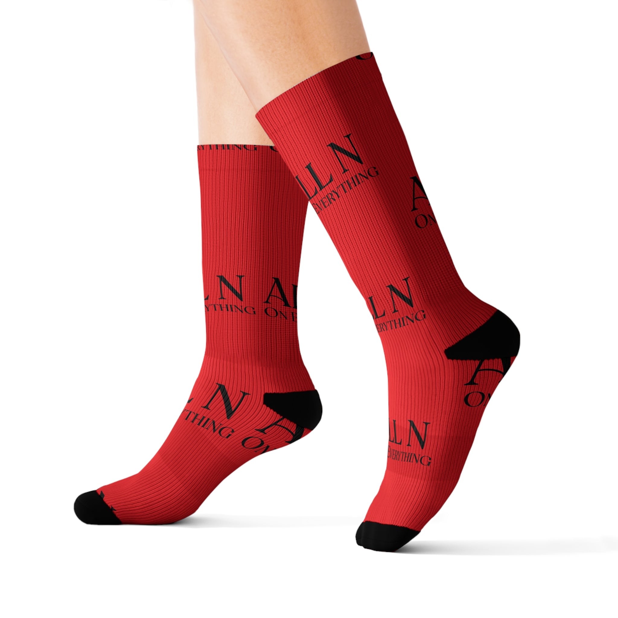 Sublimation Socks - All N On Everything Design